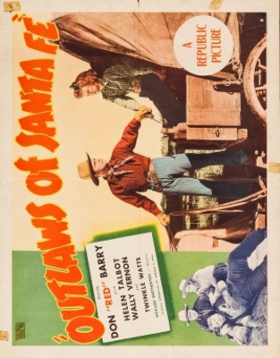 Outlaws of Santa Fe Metal Framed Poster