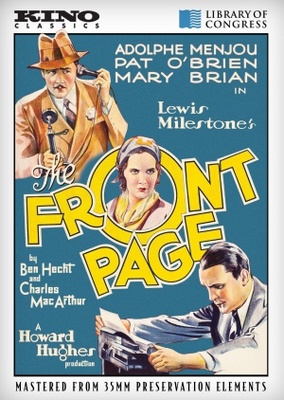 The Front Page Canvas Poster