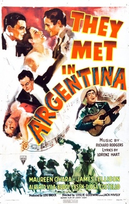 They Met in Argentina Wooden Framed Poster