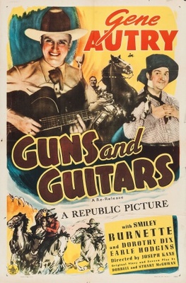 Guns and Guitars Metal Framed Poster