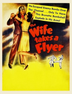 The Wife Takes a Flyer Wooden Framed Poster