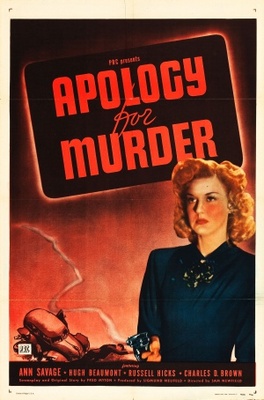 Apology for Murder poster