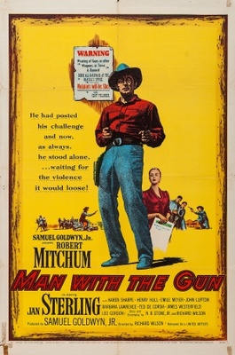 Man with the Gun Wooden Framed Poster