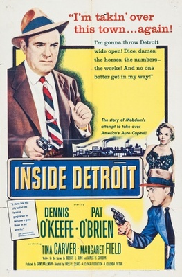 Inside Detroit Wooden Framed Poster