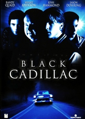 Black Cadillac Wooden Framed Poster