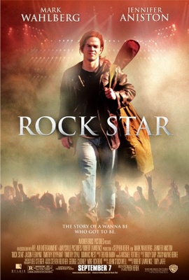 Rock Star Wooden Framed Poster
