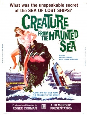 Creature from the Haunted Sea tote bag