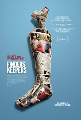 Finders Keepers Wooden Framed Poster