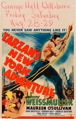 Tarzan's New York Adventure Wooden Framed Poster