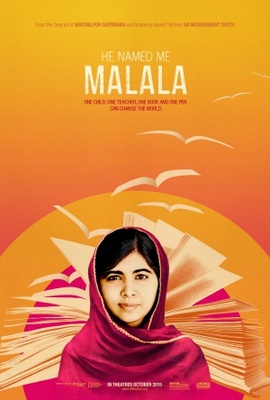 He Named Me Malala Wooden Framed Poster