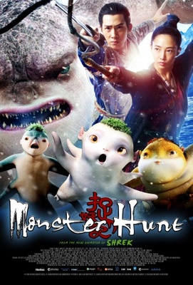 Monster Hunt Wooden Framed Poster