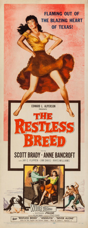 The Restless Breed Poster with Hanger