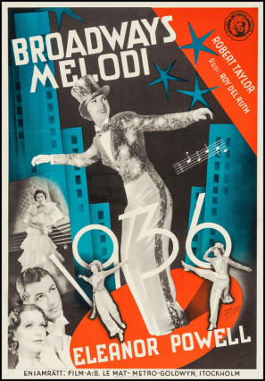 Broadway Melody of 1936 Wooden Framed Poster