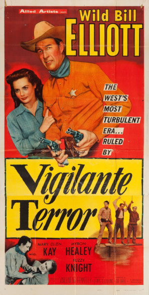 Vigilante Terror Wooden Framed Poster