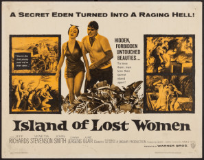 Island of Lost Women Wooden Framed Poster