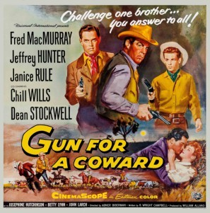 Gun for a Coward Wooden Framed Poster