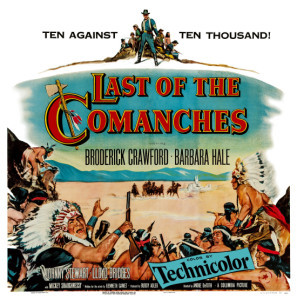 Last of the Comanches Wooden Framed Poster