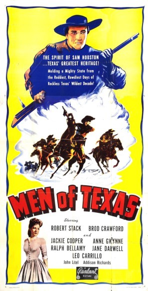 Men of Texas Wooden Framed Poster