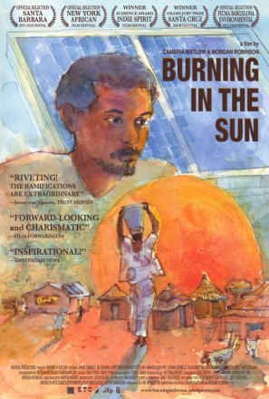 Burning in the Sun Metal Framed Poster