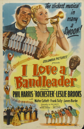 I Love a Bandleader Wooden Framed Poster