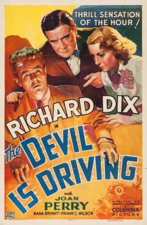 The Devil Is Driving Canvas Poster