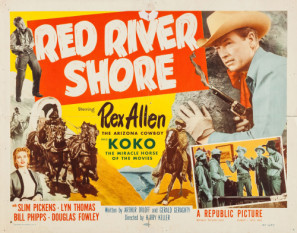 Red River Shore Canvas Poster