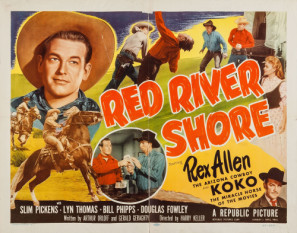Red River Shore Metal Framed Poster