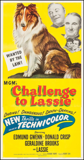 Challenge to Lassie Wooden Framed Poster
