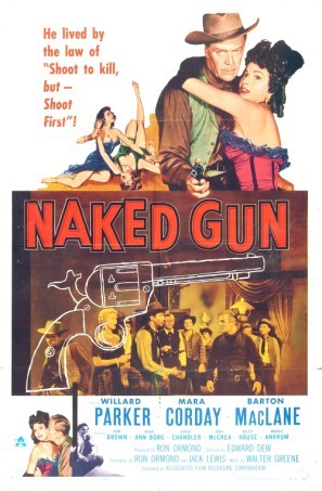 Naked Gun Canvas Poster