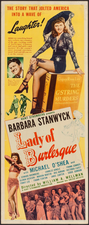 Lady of Burlesque Canvas Poster
