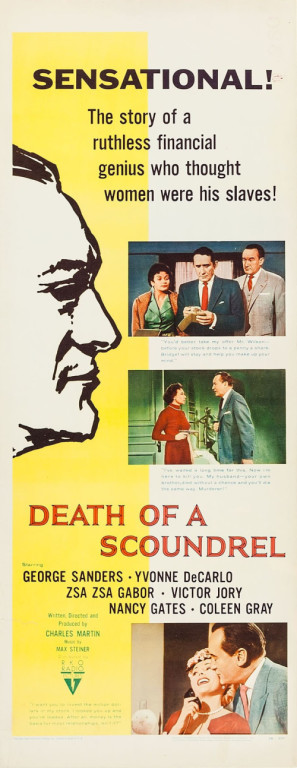 Death of a Scoundrel Canvas Poster