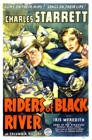 Riders of Black River pillow