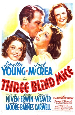 Three Blind Mice Metal Framed Poster