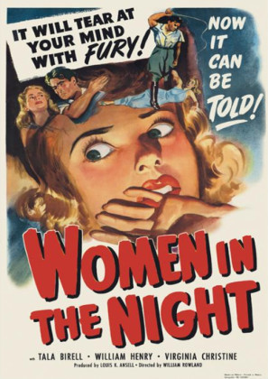 Women in the Night Metal Framed Poster