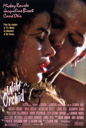 Wild Orchid Poster with Hanger