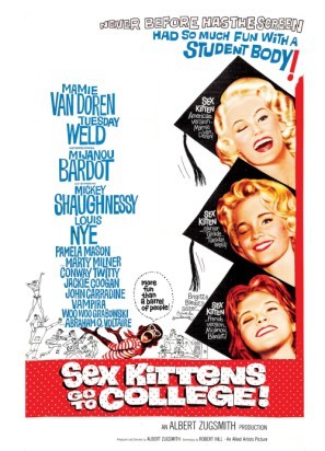 Sex Kittens Go to College Canvas Poster