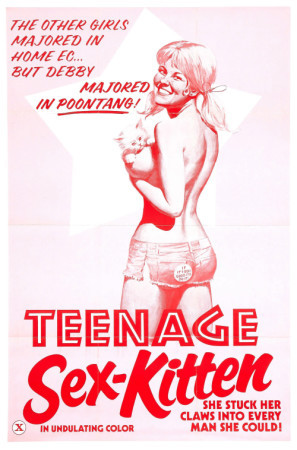 Teenage Sex Kitten Poster with Hanger