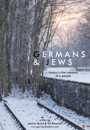 Germans &amp; Jews Wooden Framed Poster