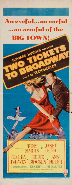 Two Tickets to Broadway Wooden Framed Poster
