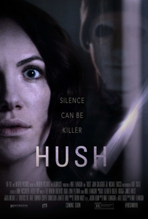 Hush Wooden Framed Poster