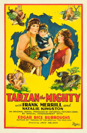 Tarzan the Mighty Poster with Hanger