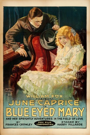 Blue-Eyed Mary Wood Print