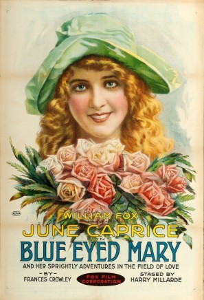 Blue-Eyed Mary Wood Print