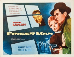 Finger Man Metal Framed Poster