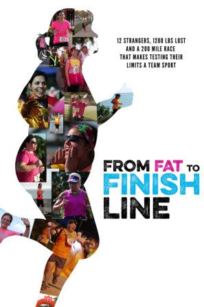 From Fat to Finish Line Metal Framed Poster