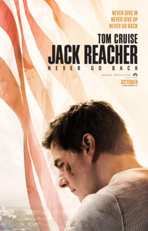 Jack Reacher: Never Go Back Wooden Framed Poster