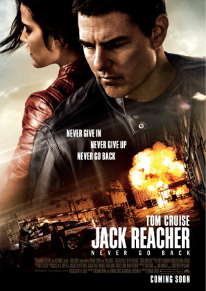 Jack Reacher: Never Go Back Wooden Framed Poster