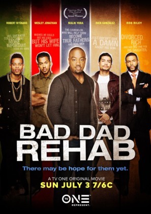 Bad Dad Rehab Wooden Framed Poster