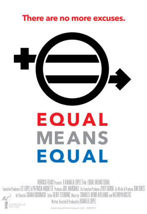 Equal Means Equal Poster with Hanger