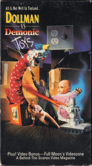 Dollman vs. Demonic Toys Wooden Framed Poster